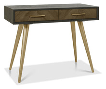 Capria Smoked Oak & Peppercorn Dressing Table