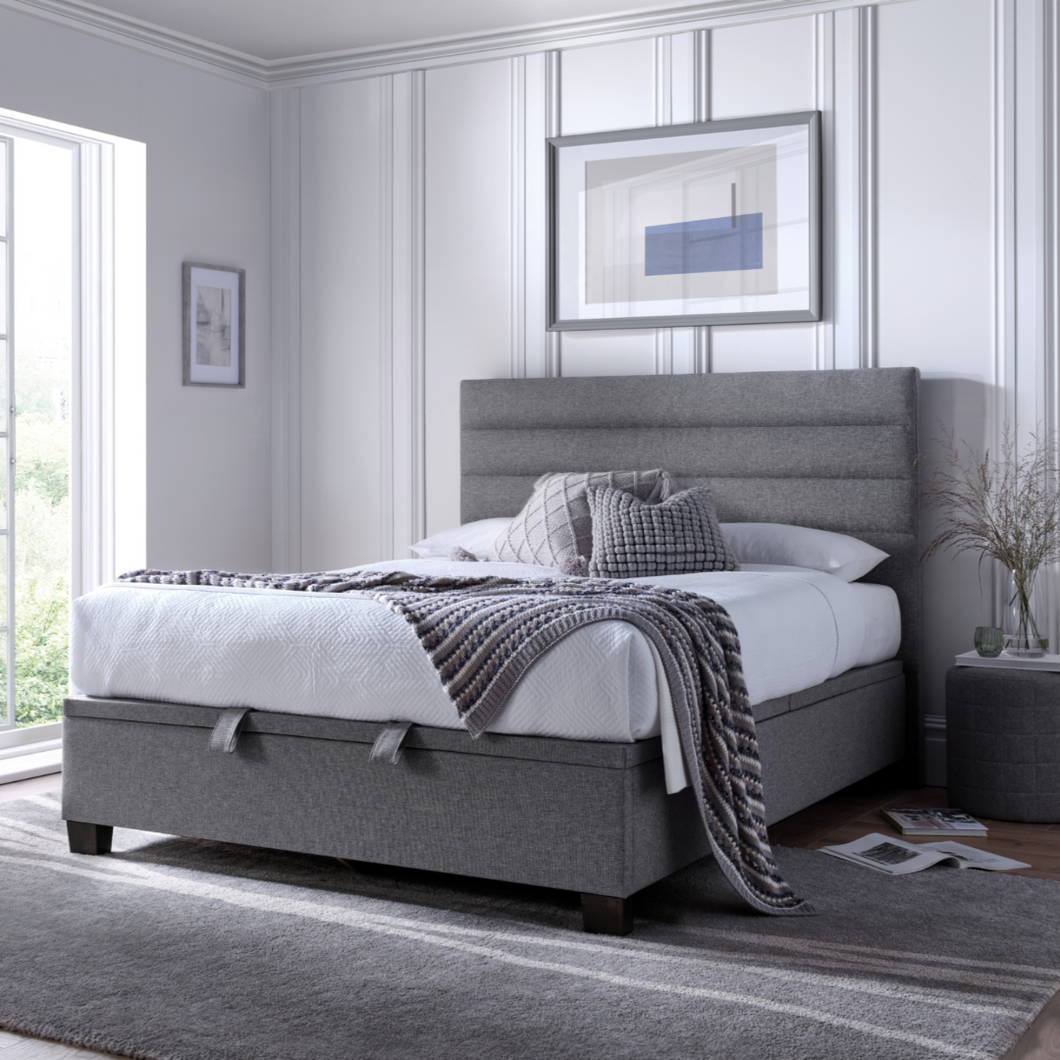 Arnfield Ottoman in Marbella Grey
