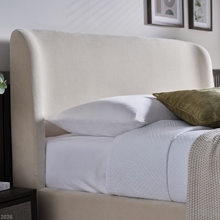 Washington Ottoman in Freya Vanilla