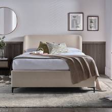 Washington Ottoman in Freya Vanilla