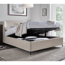 Washington Ottoman in Freya Vanilla
