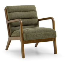 Inca Ribbed Chair With Walnut frame