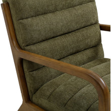 Inca Ribbed Chair With Walnut frame