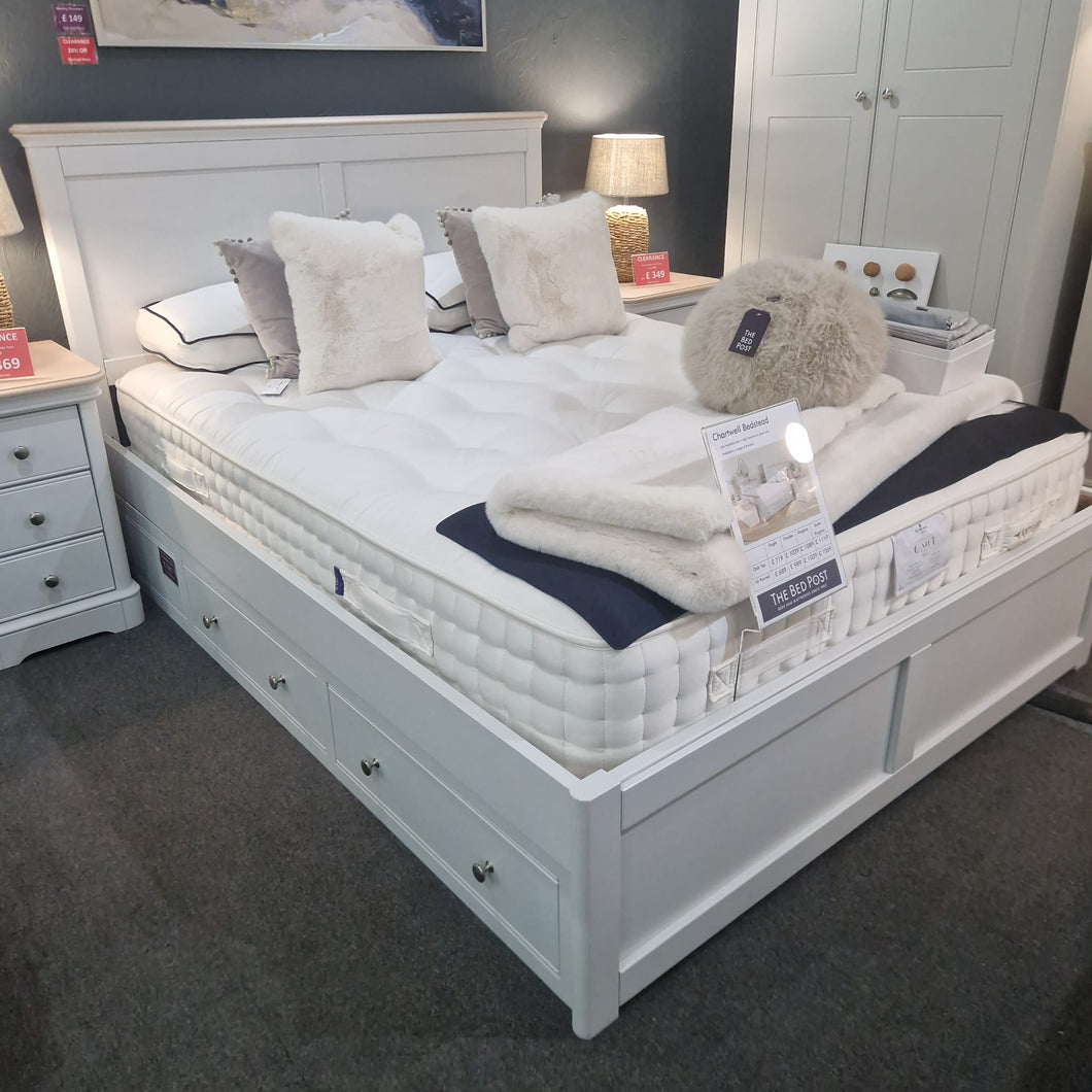 Hill & Hunter Chartwell Low Foot End Bedstead with underbed drawer - Ex Display