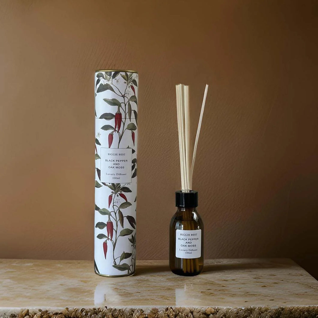 Diffuser Tin - Black Pepper & Oak Moss