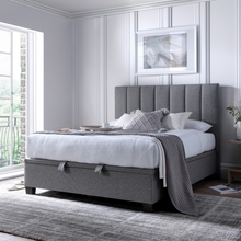 Howbury Ottoman in Marbella Grey