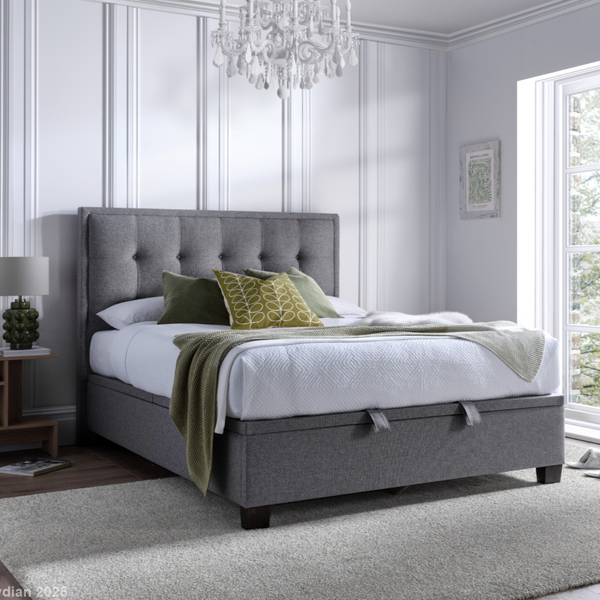 Rothfield Ottoman in Marbella Grey