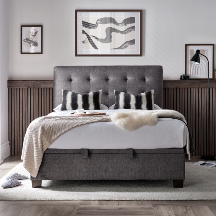 Farringdon Ottoman in Vogue Grey