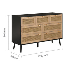 Reine 7 Drawer Rattan Chest