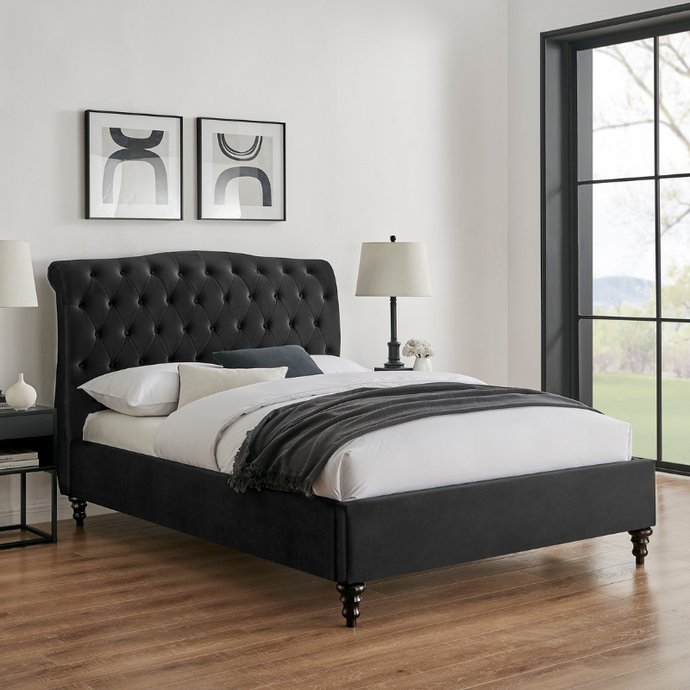Whiteley Bedstead in Black
