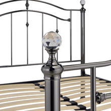 Fairmile Bedstead in Black Chrome Finish