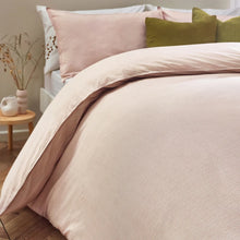 Heaton Stripe Duvet Cover Set Baked Earth