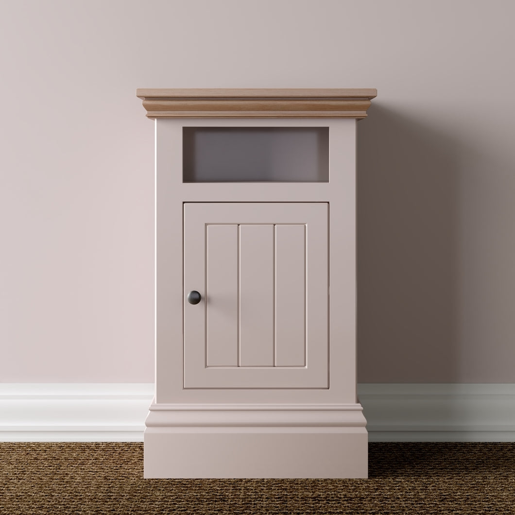 Hill & Hunter New England 1 Door Open Shelf Bedside