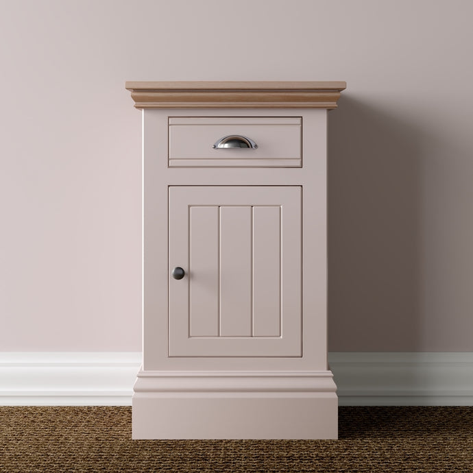 Hill & Hunter New England 1 Drawer 1 Door Bedside