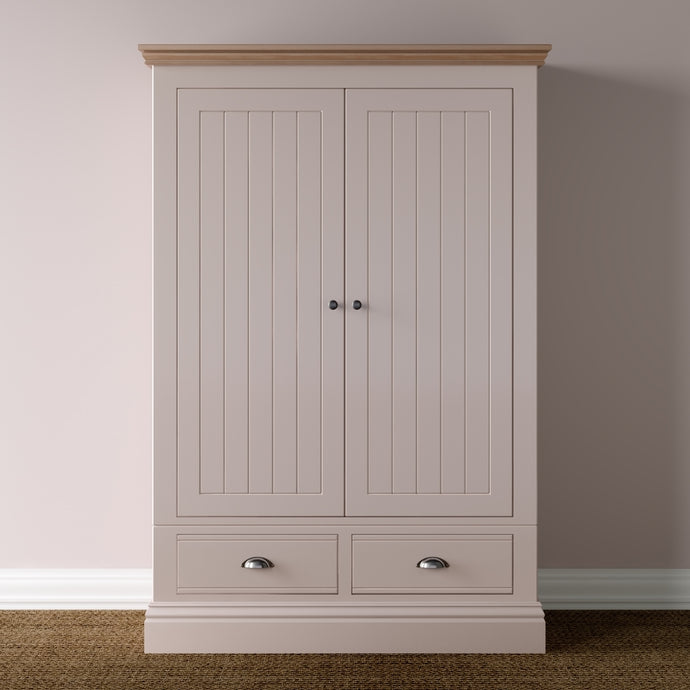 Hill & Hunter New England Large Wardrobe With 2 Drawers