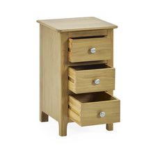 Devon 3 Drawer Bedside Oak