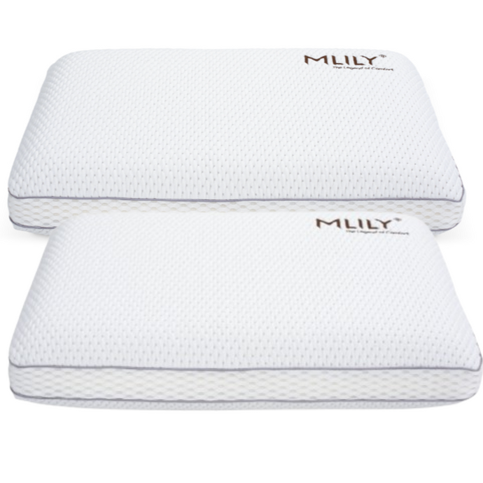 MLILY Ambience Luxury Gel Memory Foam Pillow Pair
