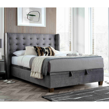 Victoria Ottoman in Vogue Grey