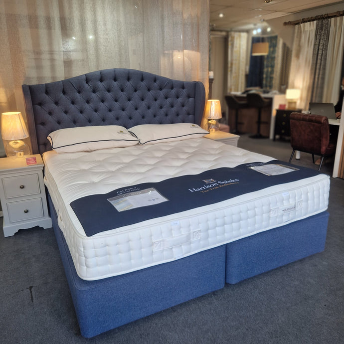 Harrison Spinks Superking 4 Drawer Divan Base & Churchill Headbaord