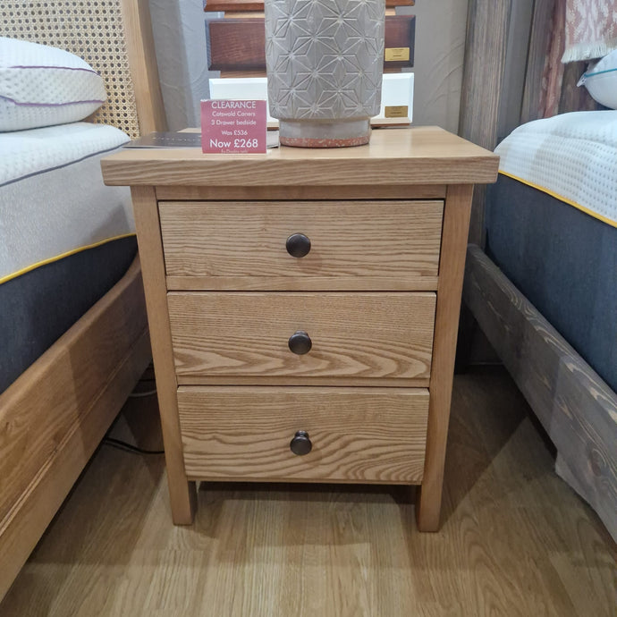 Cotswold Caners Cherrington 562 Bedside Cabinet -  Ex Display