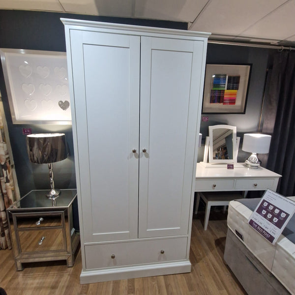 Rutland White Double Wardrobe - Ex Display