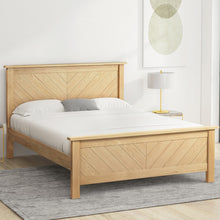 Chevron Oak Bedstead