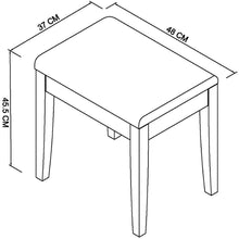 Rutland Soft Grey Stool