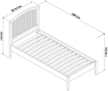 Rutland White Bedstead