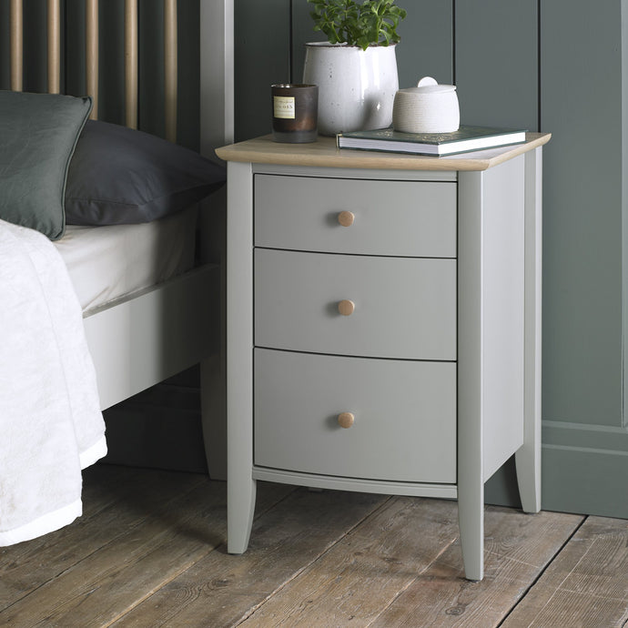 Southwold 3 Drawer Bedside