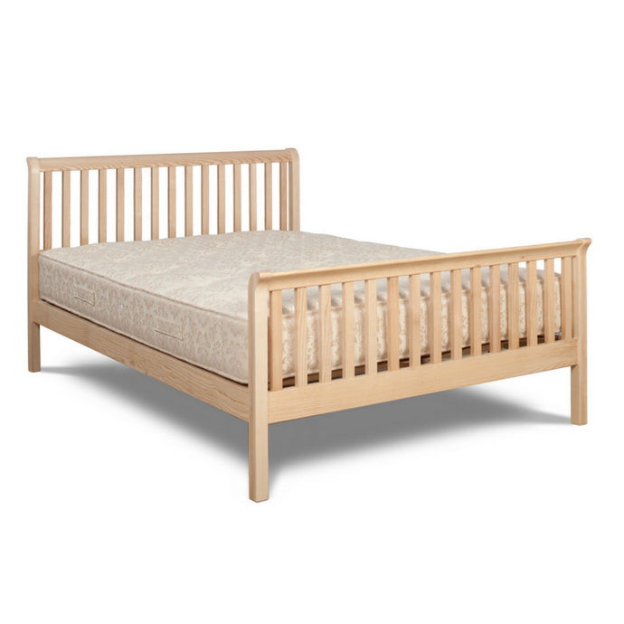 Cotswold Caners Notgrove Slatted Bed 318V/HFHigh Foot End.
