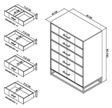 Newark 5 Drawer Tall Chest