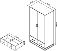 Newark Double Wardrobe
