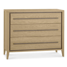 Maine Aged & Weathered Oak 3 Drawer Wide Chest