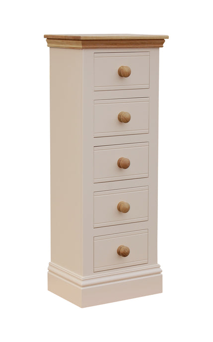 TCBC New England 5 Drawer Narrow Chest