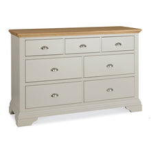 Kensington Soft Grey & Oak 4+3 Chest