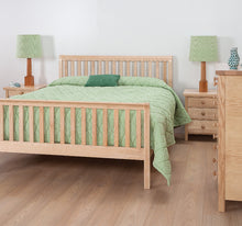 Cotswold Caners Notgrove Slatted Bed 318V/HFHigh Foot End.