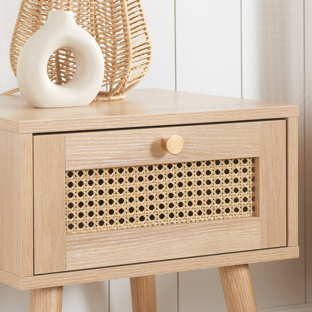 Wicker nightstand sales
