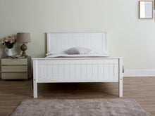 Compton High Footend Bedstead in White