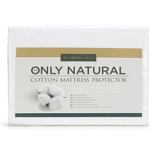 Only Natural 100% Pure Cotton Mattress Protector