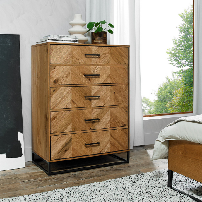 Newark 5 Drawer Tall Chest