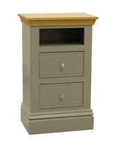 Hill & Hunter New England 2 Drawer Open Shelf Bedside