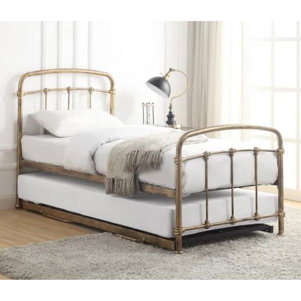 Vicenza Metal Guest Bed in Antique Bronze Finish