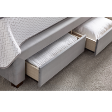 Cawfield Drawer storage bed in Light Grey