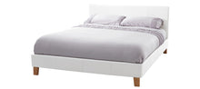Serene Tivoli Bedstead Faux Leather in White