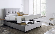 Cambidge Ottoman in Marbella Dark Grey