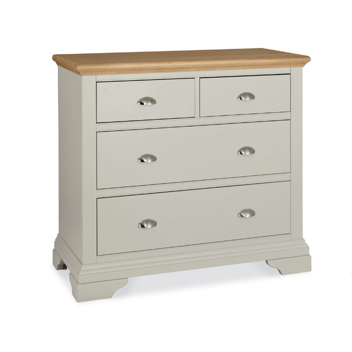 Kensington Soft Grey & Oak 2+2 Chest