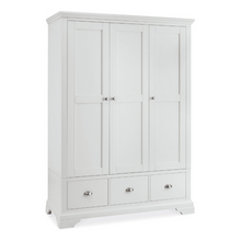 Kensington White Triple Wardrobe