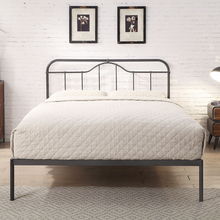 Malmo Black Steel bedframe