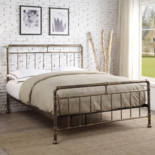 Portland Antique Bronze bedframe
