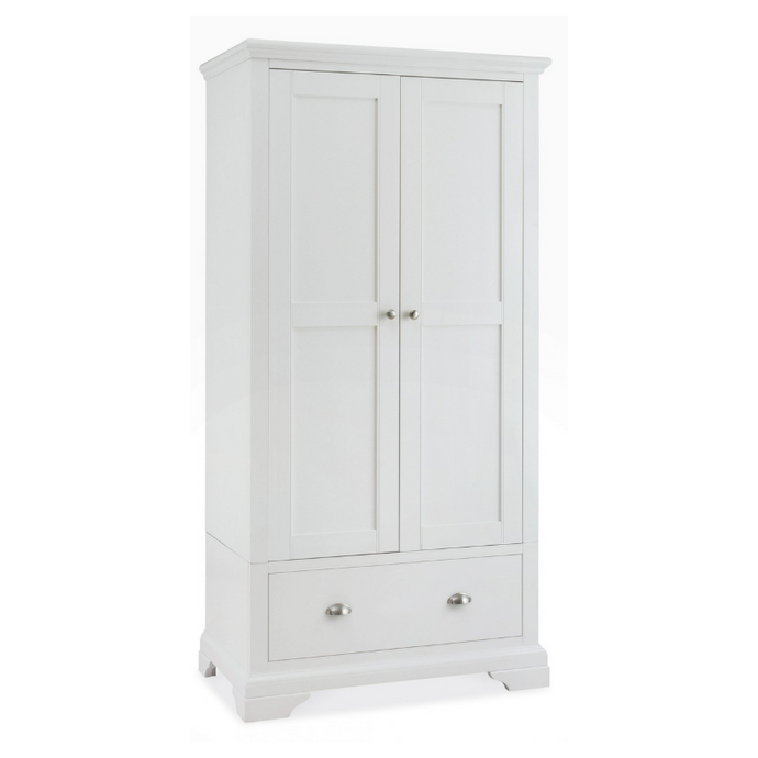 Kensington White Double Wardrobe